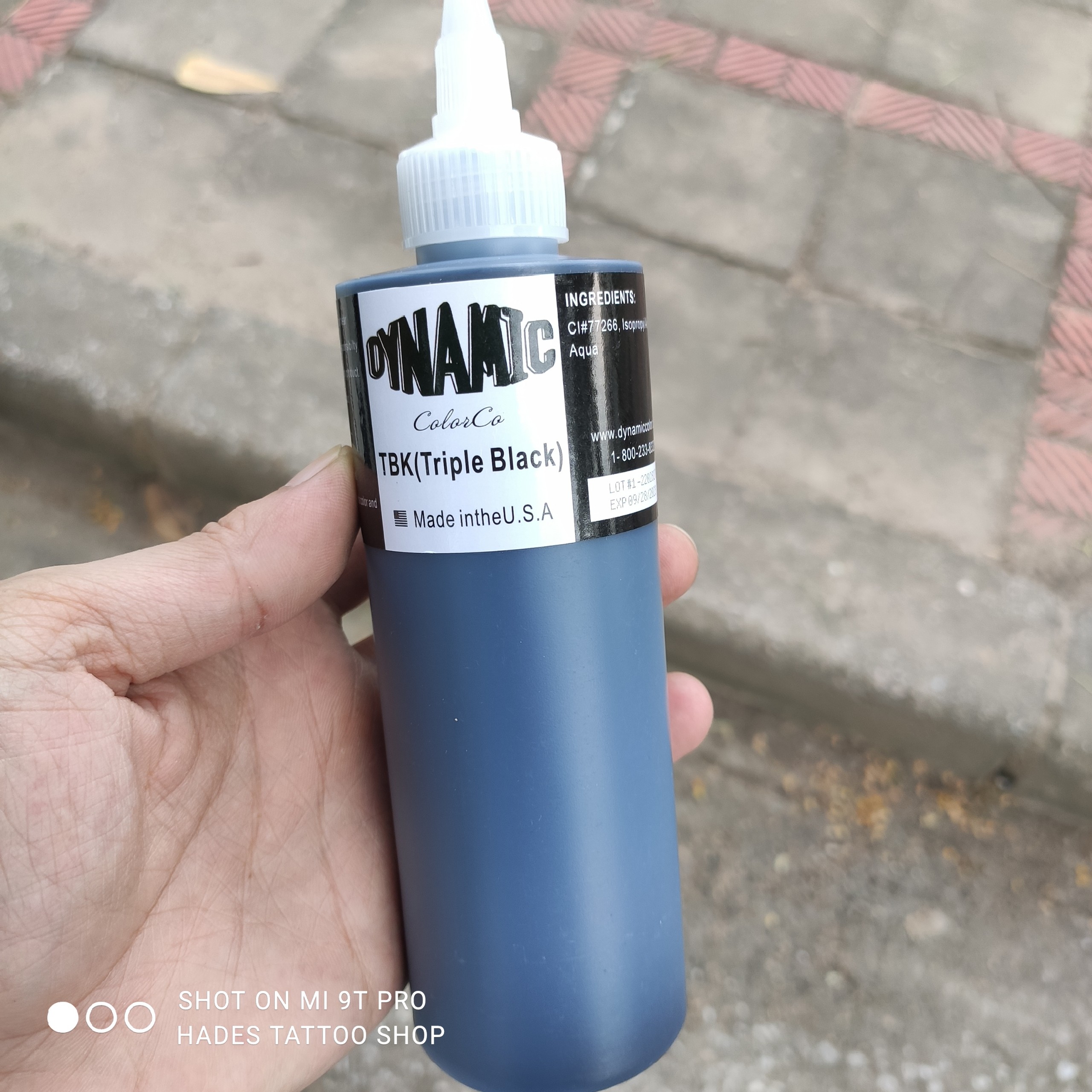 Mực tập xăm Dynamic Black 240ml