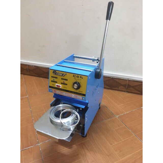 Máy dán miệng cốc , dán ly trà sữa eton d7 cốc 700ml trở về