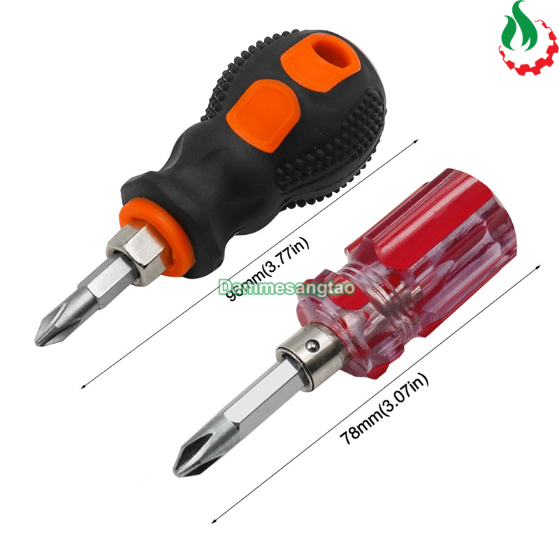 Mini Screwdriver with 2 Short Ends