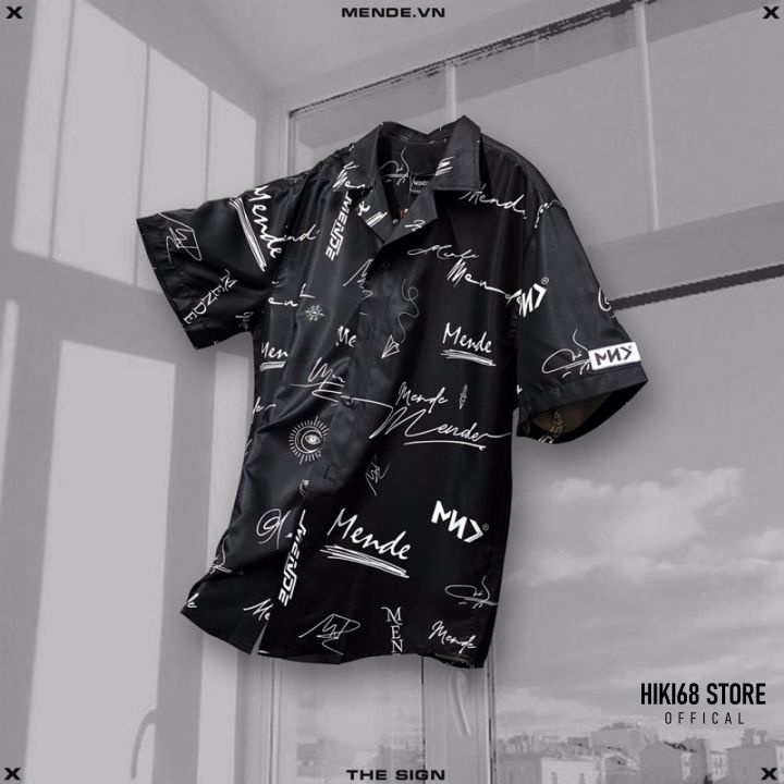 [FULLTAG CHÍNH HÃNG] Áo Sơ Mi Mende The Sign Shirt Lụa Mềm 100%
