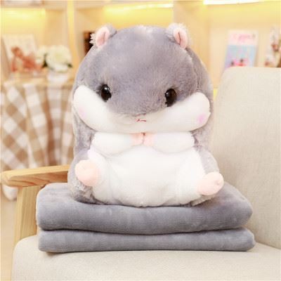 Bộ Chăn Gối Văn Phòng Hình Chuột Hamster Ghome