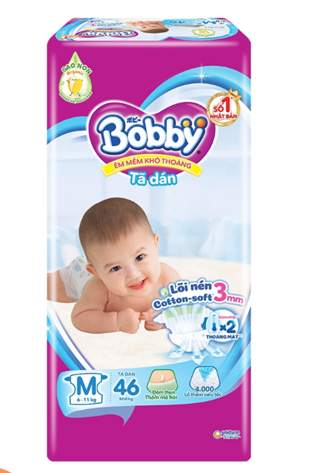 Tã dán Bobby M76/M46