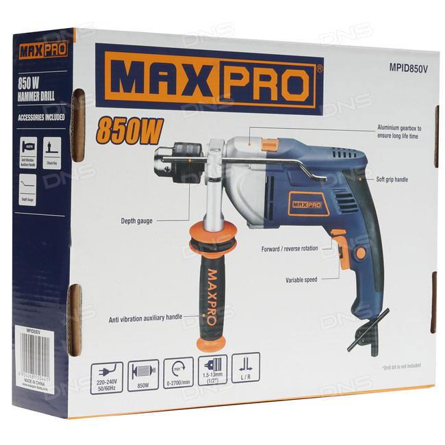 13mm Máy khoan động lực 850W Maxpro MPID 850V