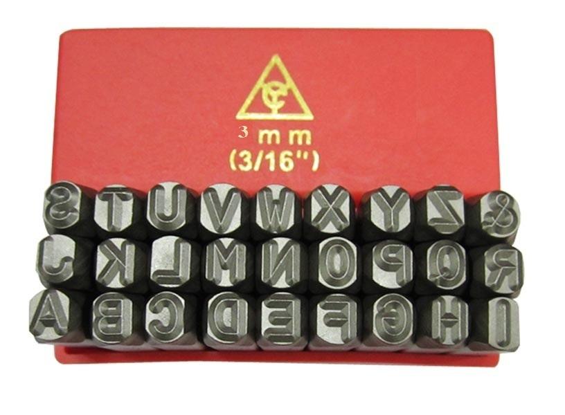 Bộ đóng CHỮ 3mm - Xuôi