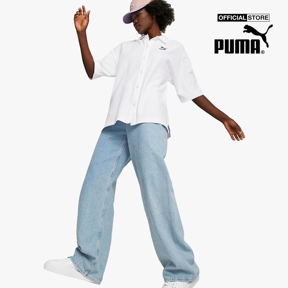 PUMA - Áo sơ mi nữ tay ngắn Classics 538080-02