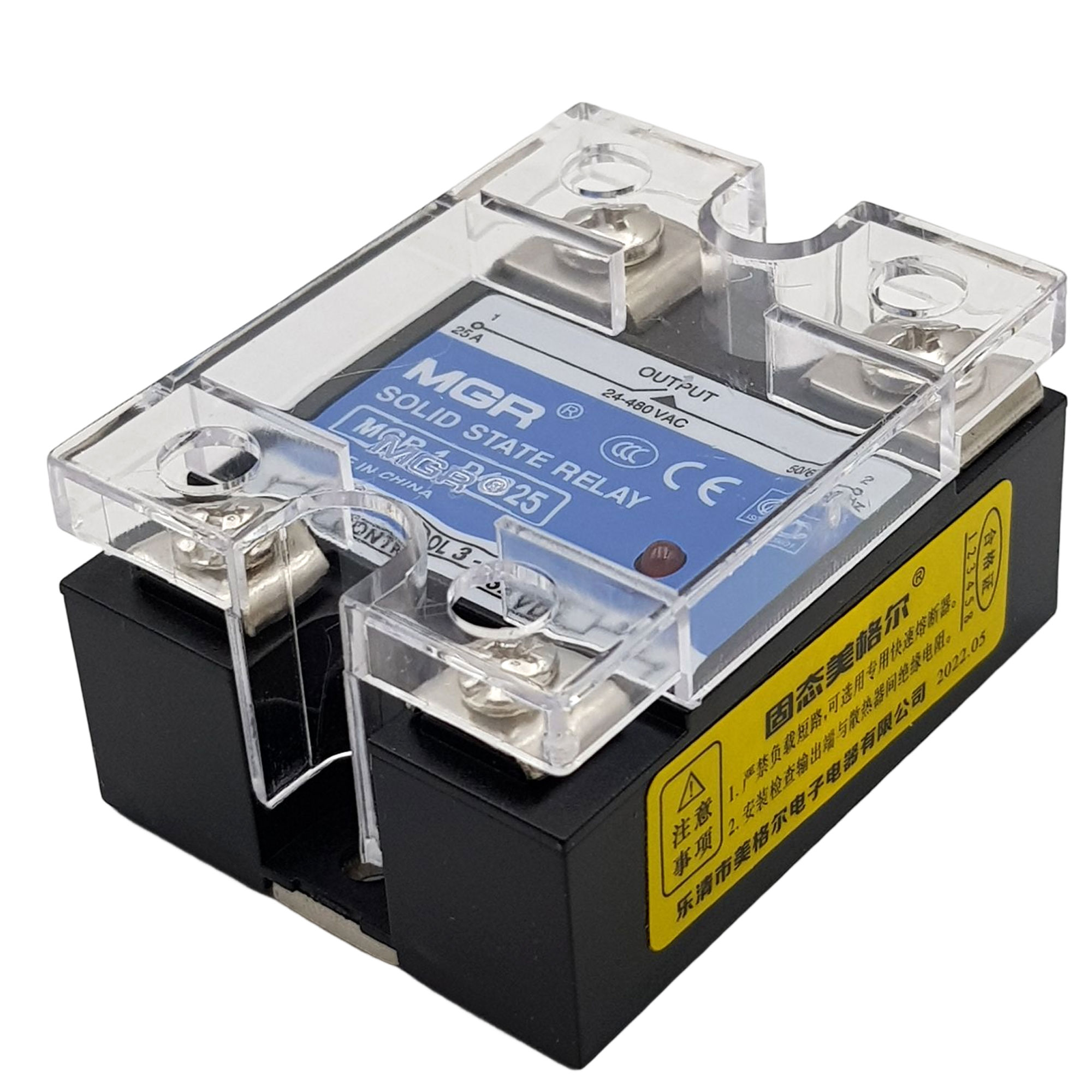 Relay bán dẫn SSR MGR một pha (hàng chuẩn)