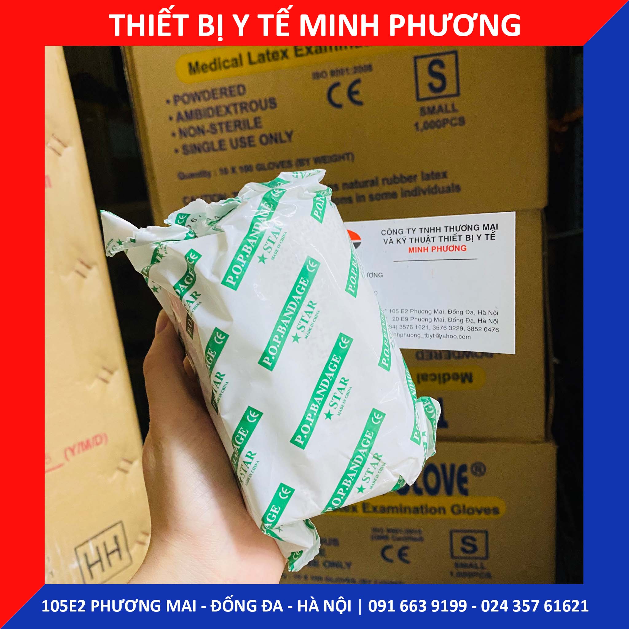 Băng bột bó thạch cao P.O.P Bandage Greetmed