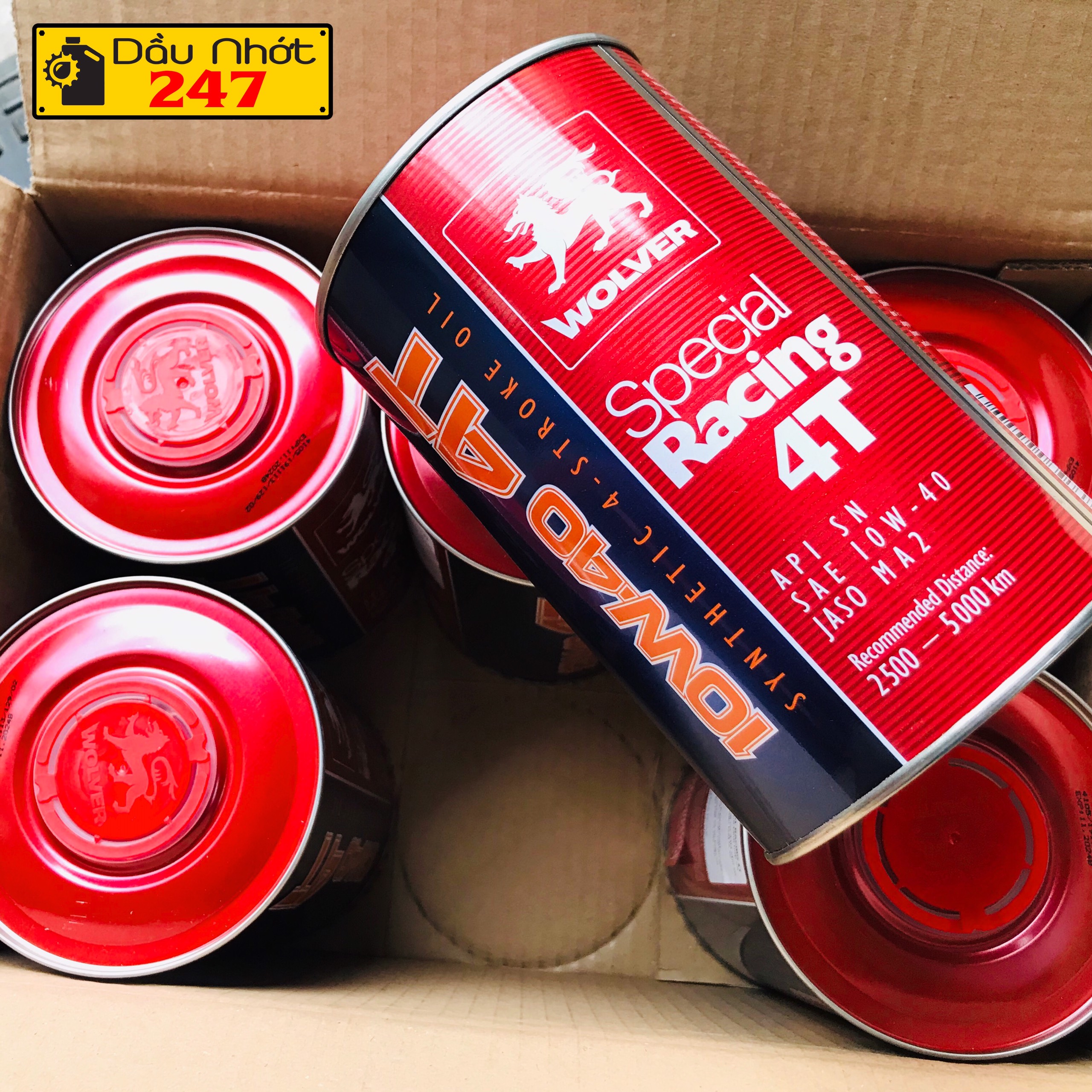 Dầu nhớt Wolver Special Racing 10W40 800ml