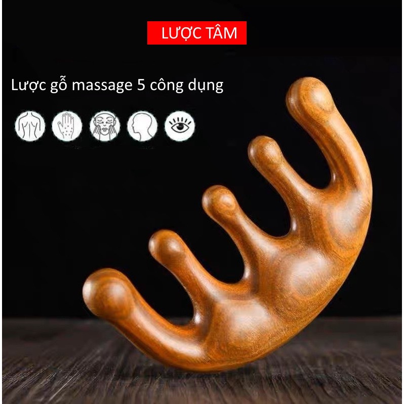Lược gỗ giúp massage da đầu thông kinh mạch chống tĩnh điện dành cho cả nam và nữ, lược, lược gỗ, lược gỗ massage, lược massage, lược gỗ giúp massage, lược cầm tay massage, lược chải tóc, lược massage cầm tay