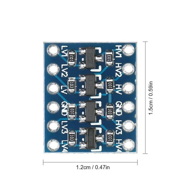 Module chuyển đổi mức logic 5V - 3.3V hai chiều