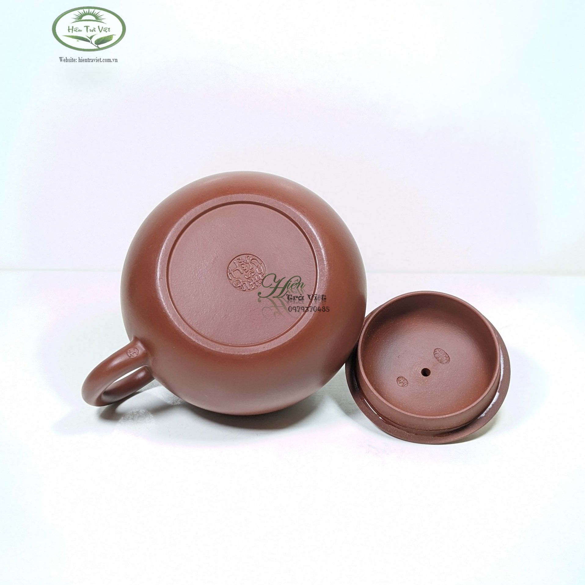 MS 163 Ấm tử sa Nghi Hưng tây thi 350ml (khoáng đại hồng bào)