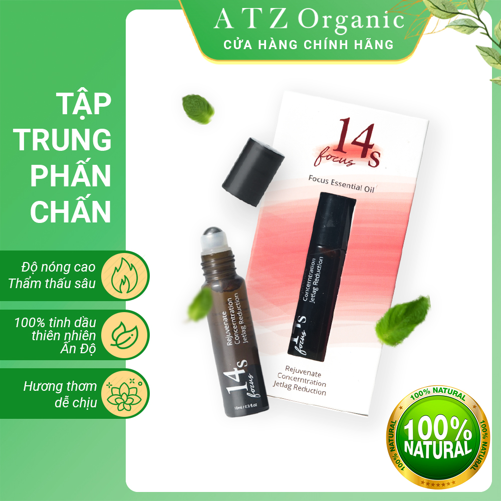 Tinh dầu lăn 14S Focus  Giúp tập trung phấn chấn trị đau đầu