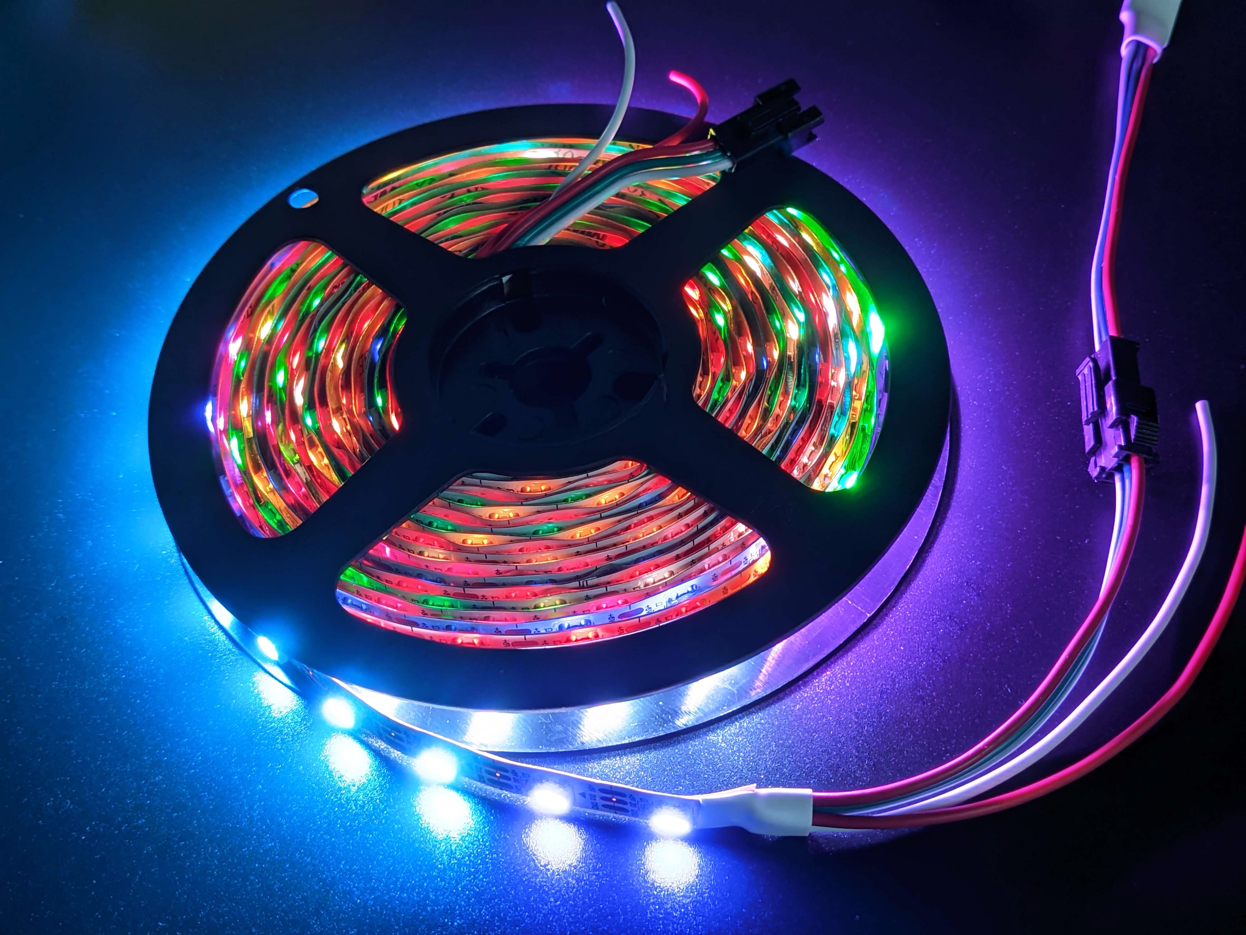 Dây Led Ws2812 không phủ Epoxy 5Vdc - 60 Led / 1 Mét