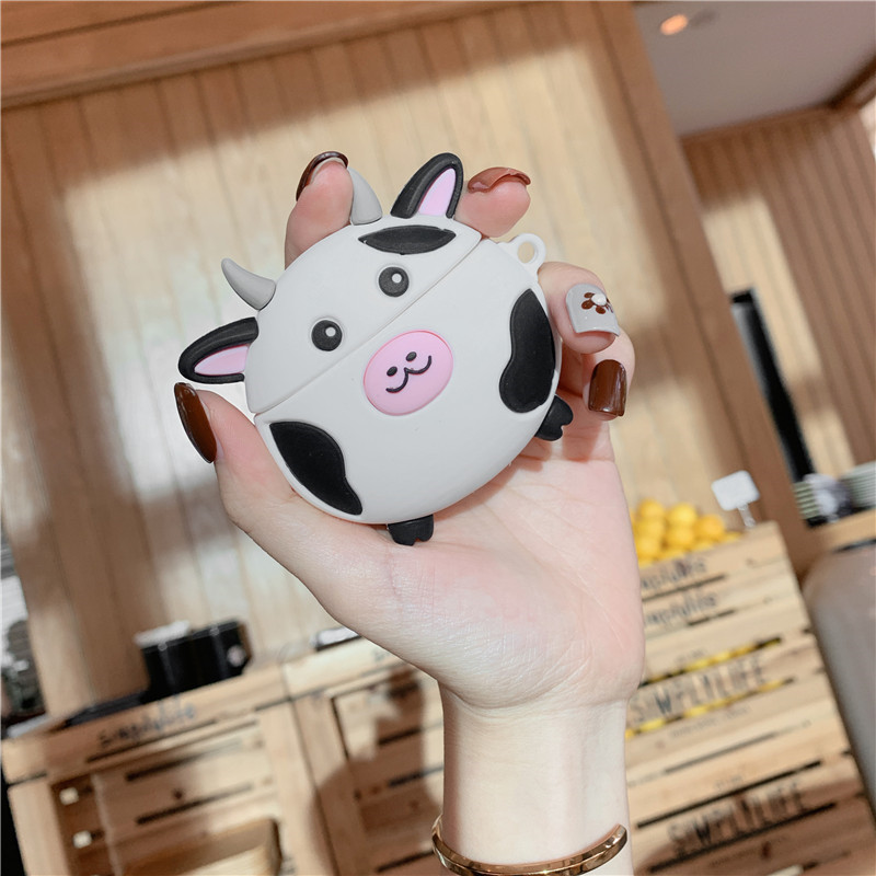 Case airpods 1/2 bò sữa đáng yêu