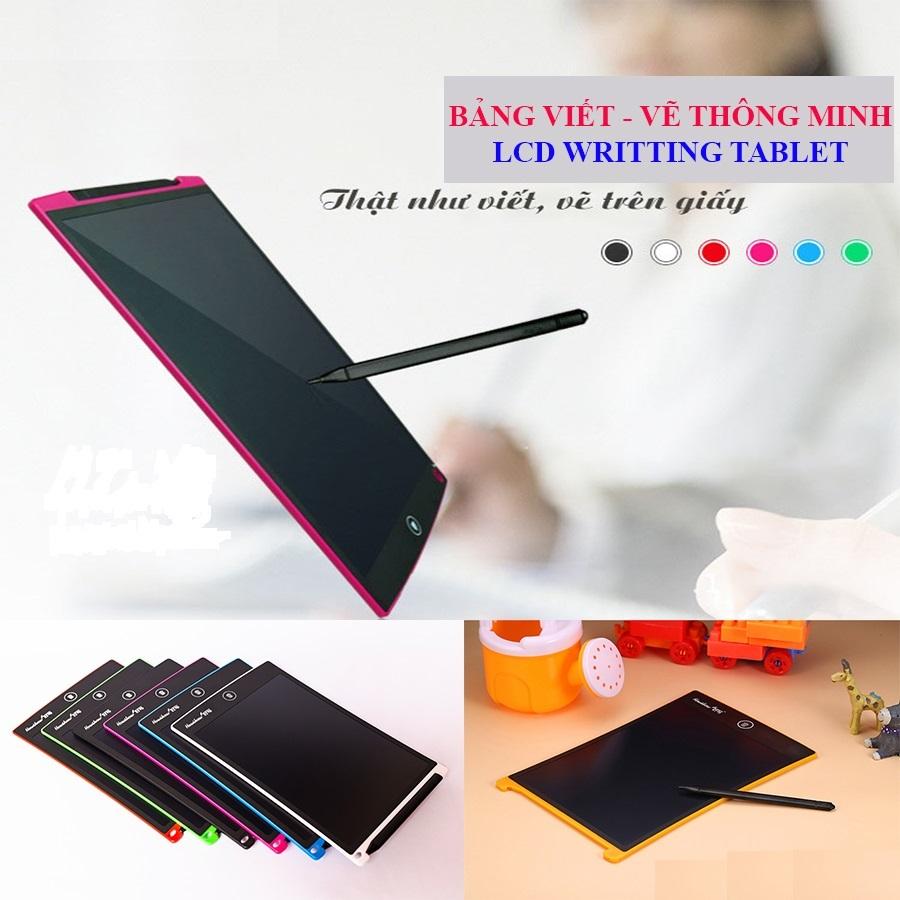 Bảng viết, bảng vẽ, tự xóa ,điện tử LCD thông minh, 8.5 inch, Pin dùng 2 năm cho bé học tập vẽ