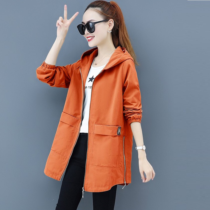 [HCM]áo khoác nữ kaki phom dài 3 màu cao cấp