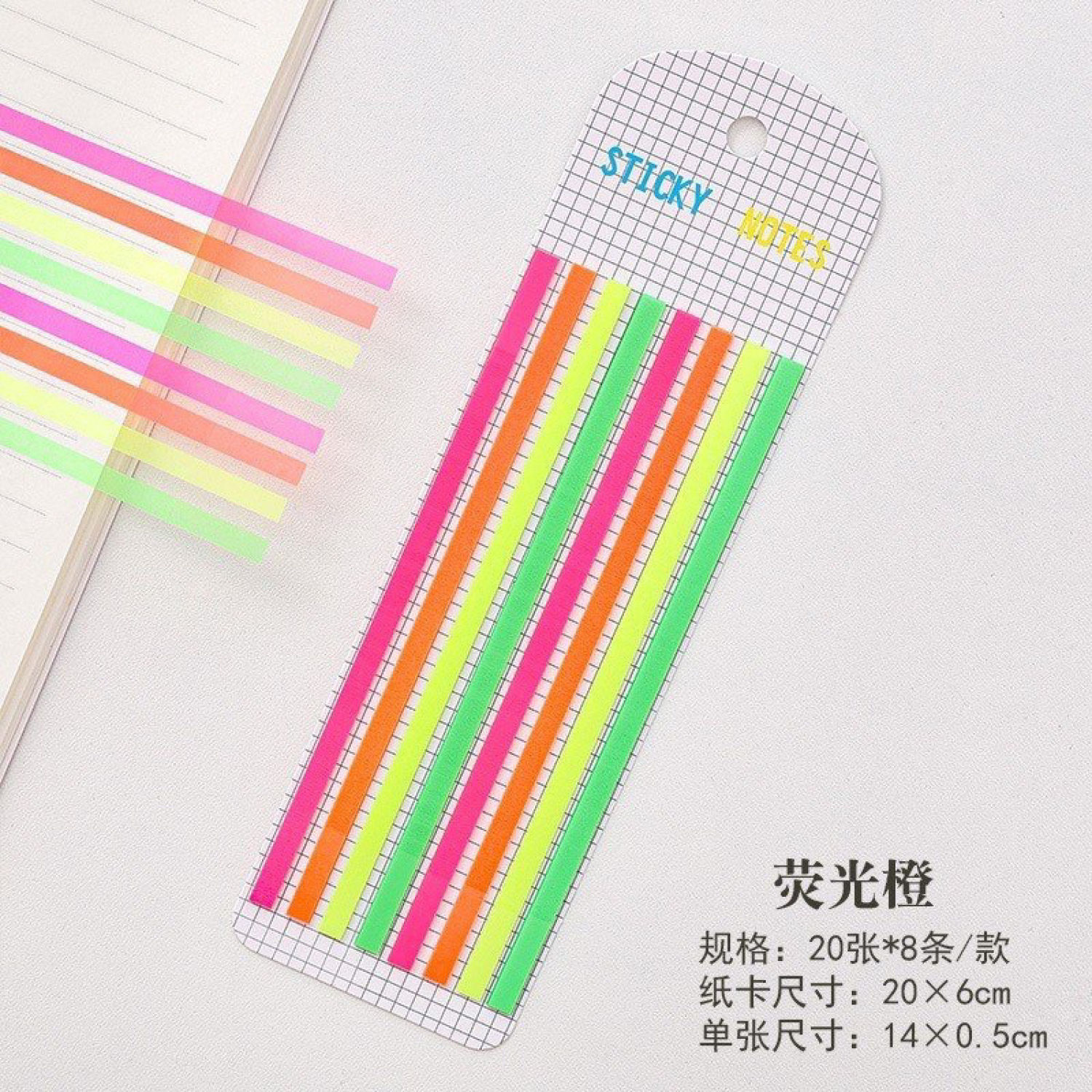 Tệp Giấy Note Phân Trang Mẫu Dạ Quang/Pastel