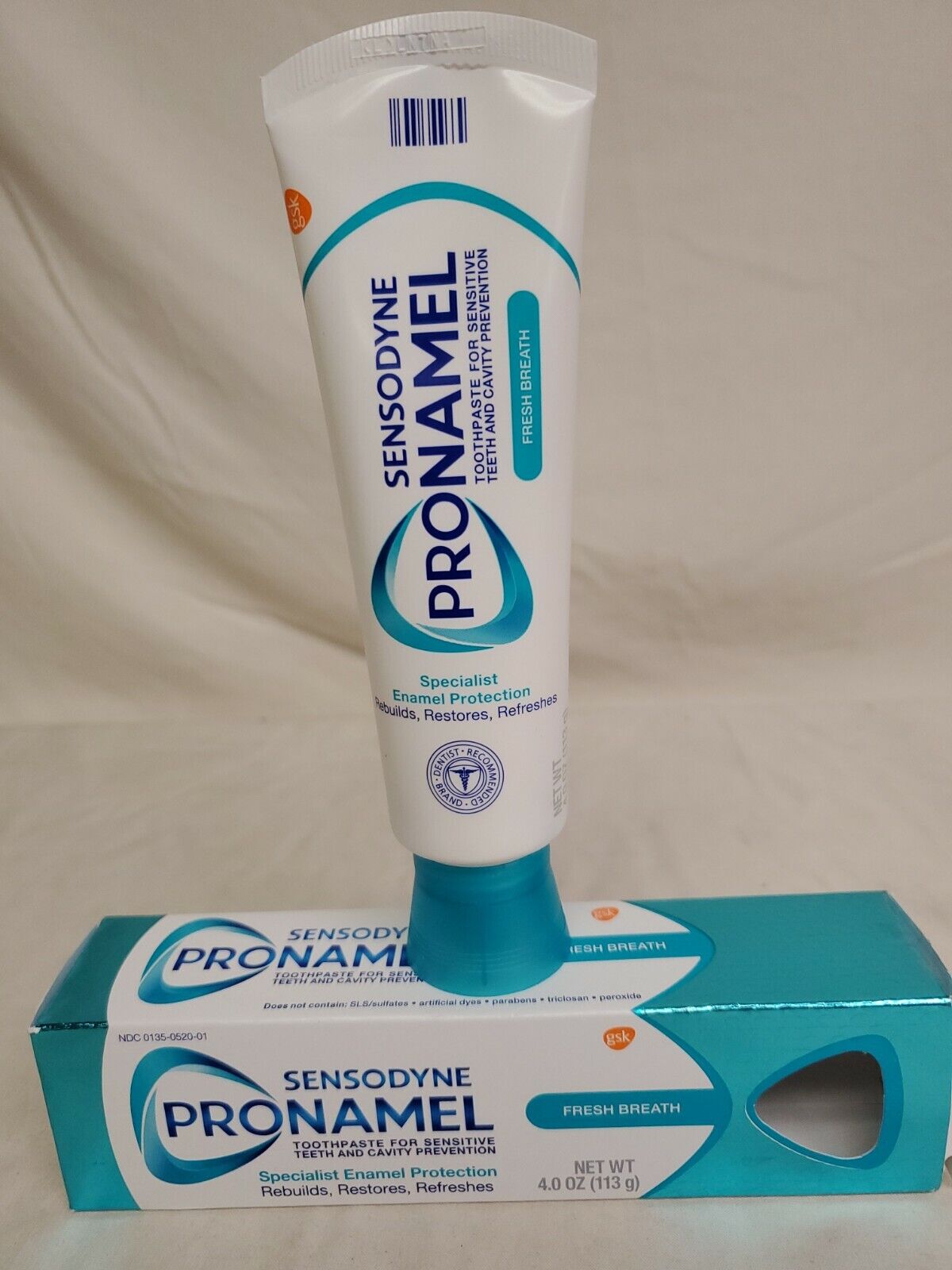 [Hàng Mỹ] Kem đánh răng Sensodyne Pronamel Fresh Breath Sensitive Toothpaste - Fresh Wave 113g.