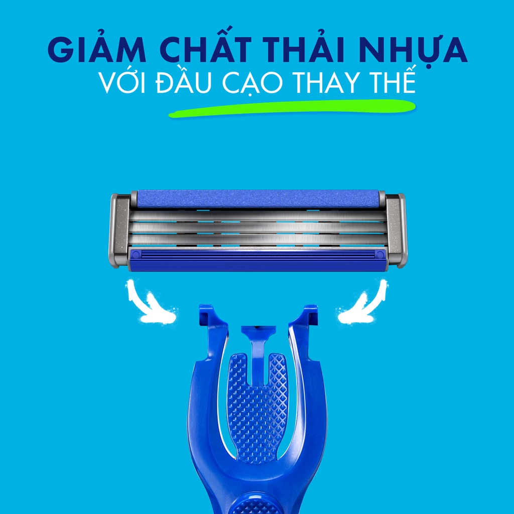 Dao Cạo Gillette Flexi Vibe - 1 Cán Dao + 1 Lưỡi Dao - eOffice