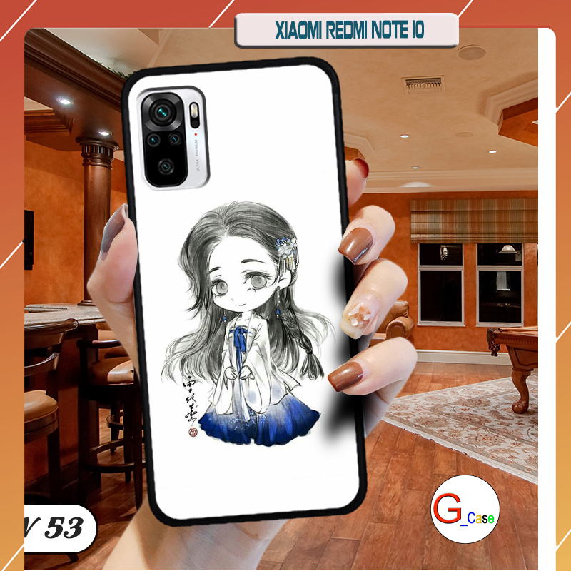 Ốp điện thoại XIAOMI REDMI NOTE 10 - lưng nhám viền dẻo