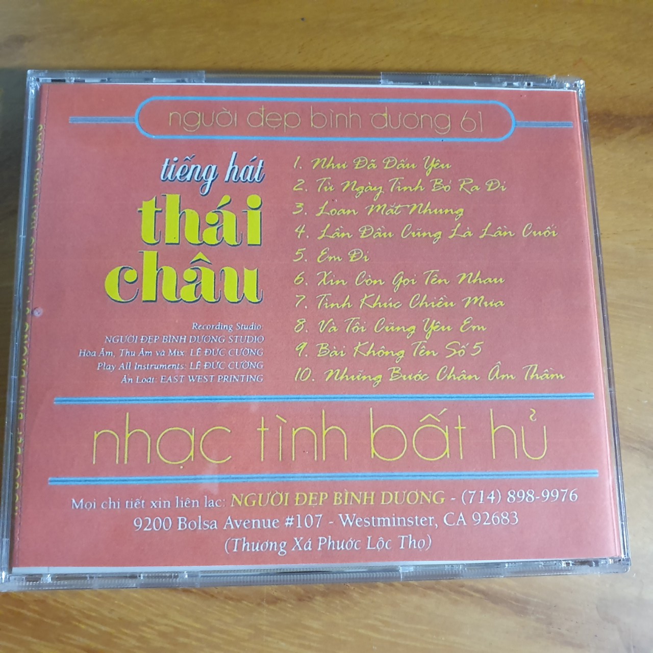 [MDCD] Bộ 2 Đĩa CD Thái Châu Nhạc Tình Bất Hủ