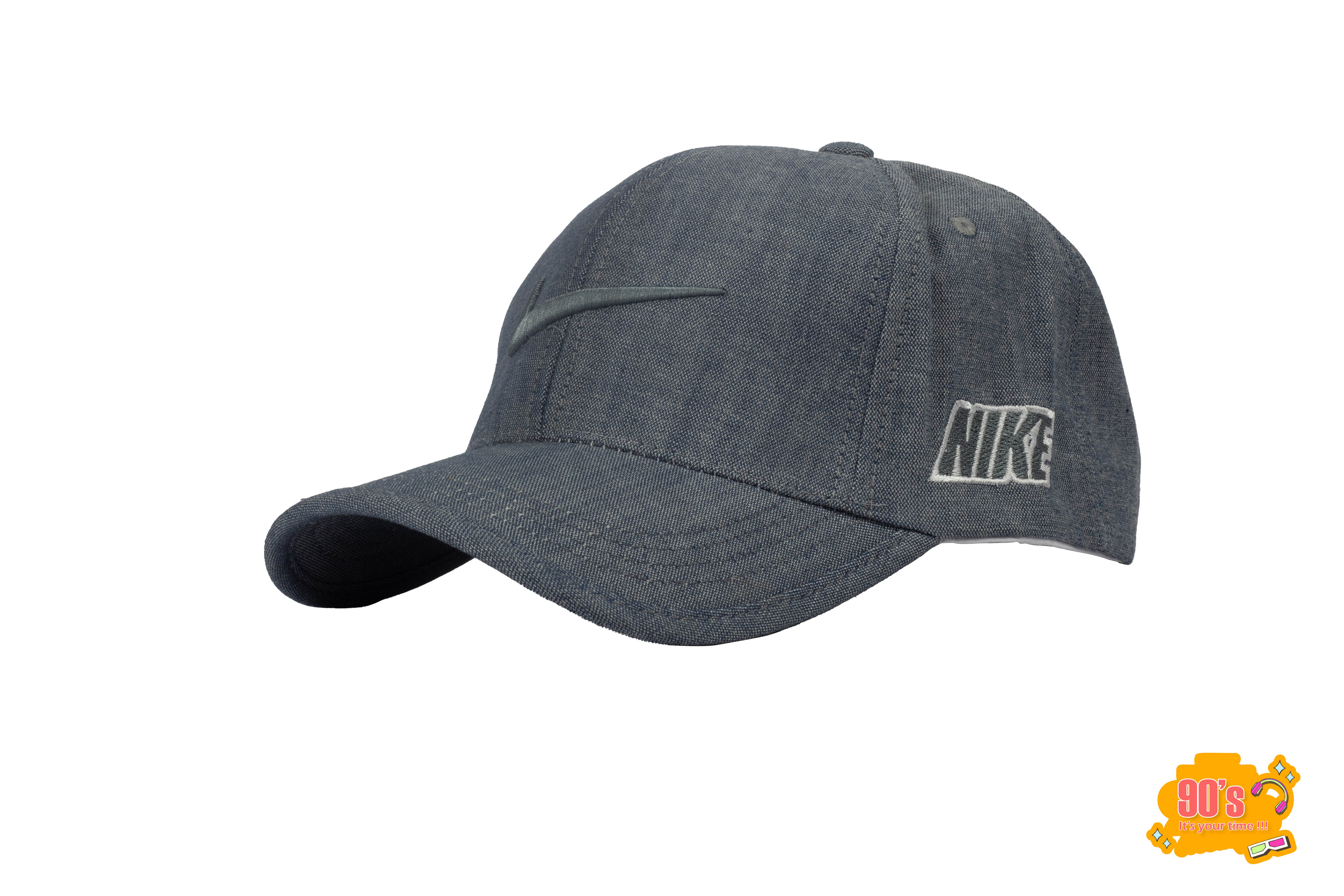 Nón Nike Kaki Thêu Logo " Nike " Basic Năng Động N06