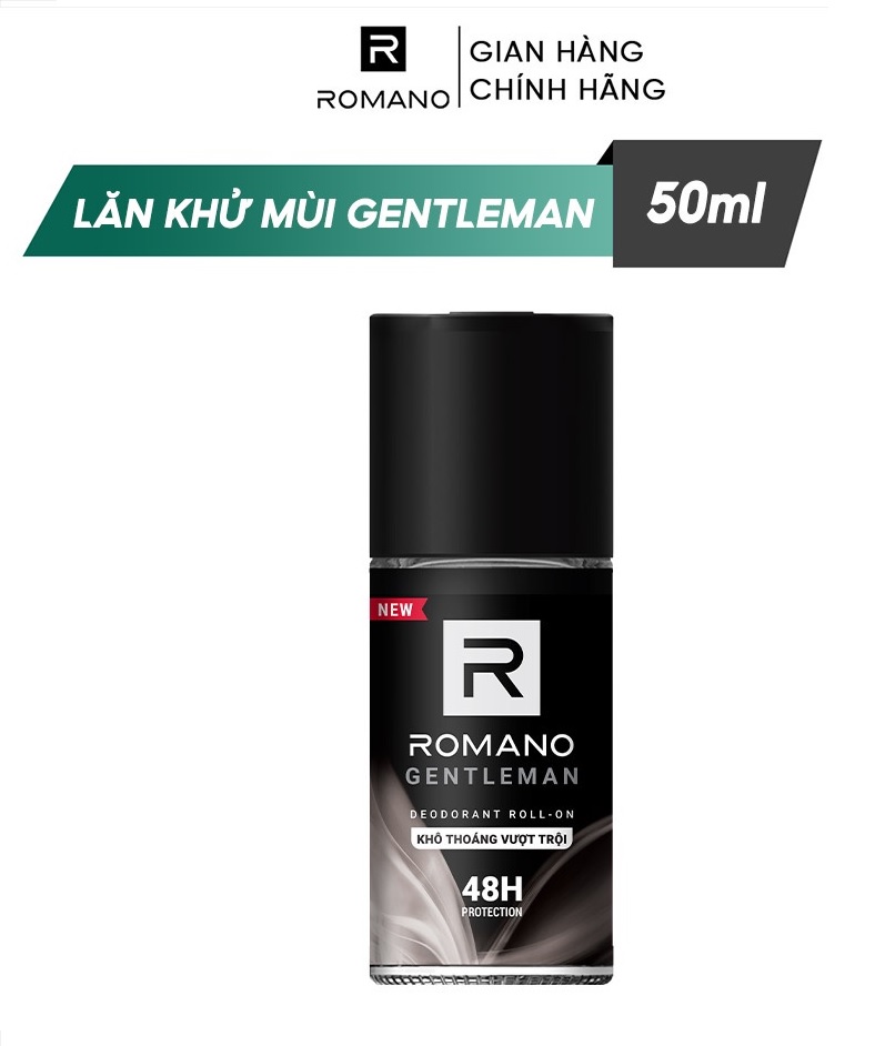 Combo 2 lăn khử mùi Romano Gentleman 50ml (50ml x2)