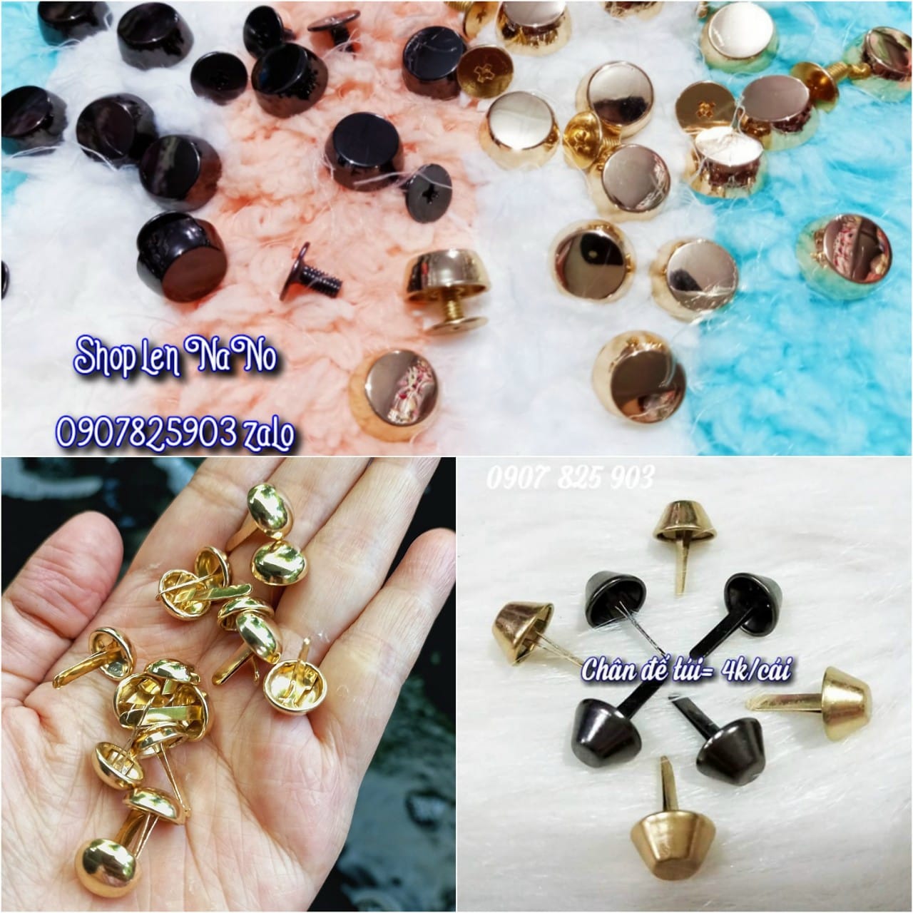 Chân đế túi ( 1 Bộ 4 cái )
