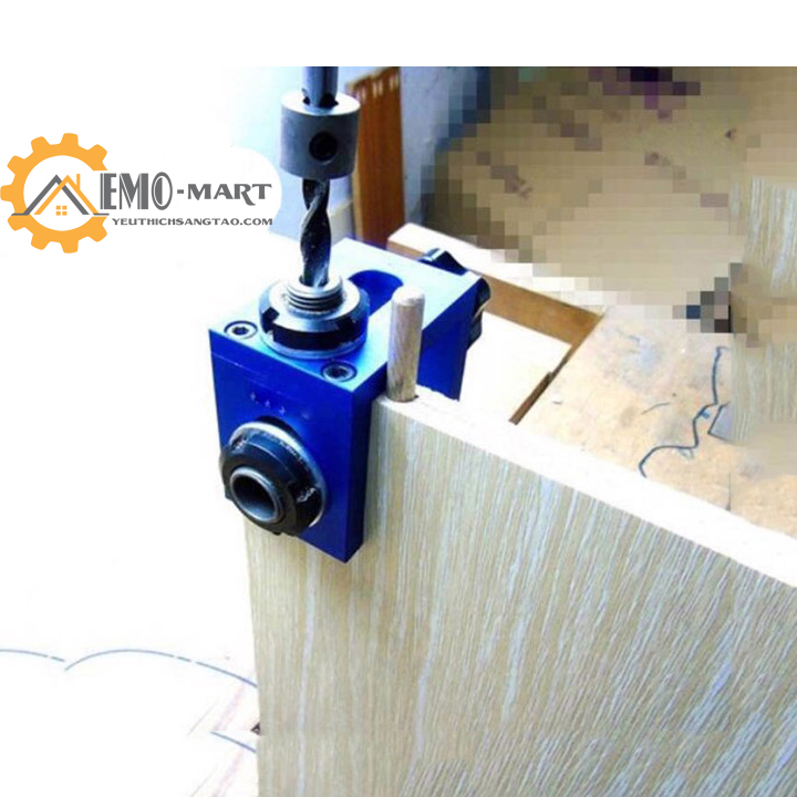 [FreeshipMAX] Bộ cữ khoan ốc cam, chốt gỗ 3in1