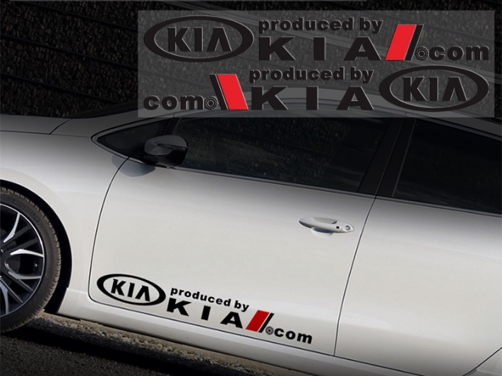Tem dán cửa xe ô tô KIA 02