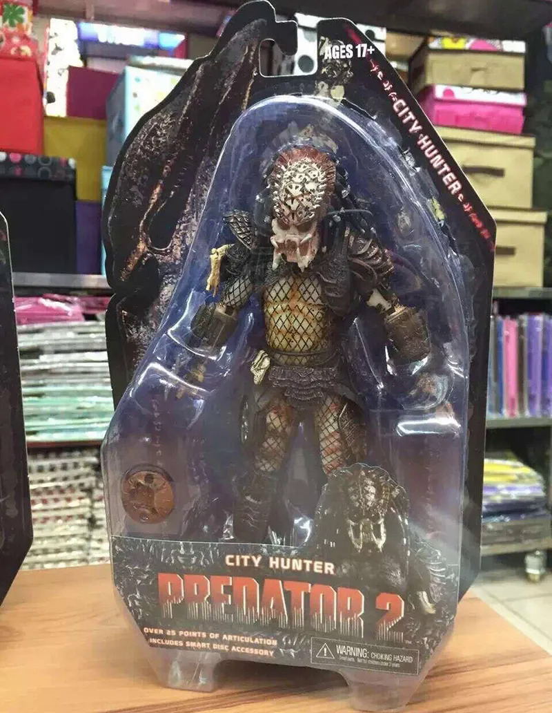 Neca The Predator phòng thí nghiệm thoát fugitive Predator hành động nhân vật với Light-Up LED Mặt nạ cuối cùng hành động mô hình đồ chơi bàn trang trí