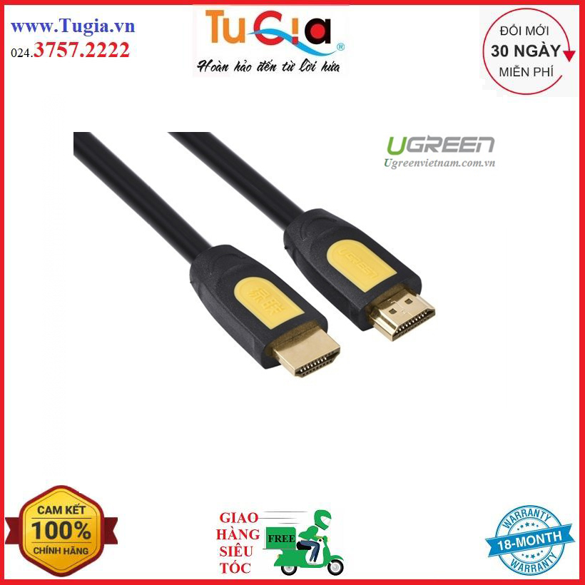 Dây cáp HDMI dài 3m UGREEN 10130 - Hàng chính hãng