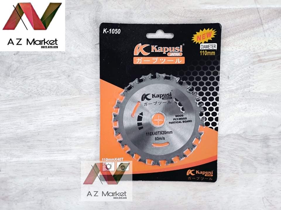 Kapusi- Dĩa,lưỡi cắt gỗ 2 mặt 110 x40T x20 mm