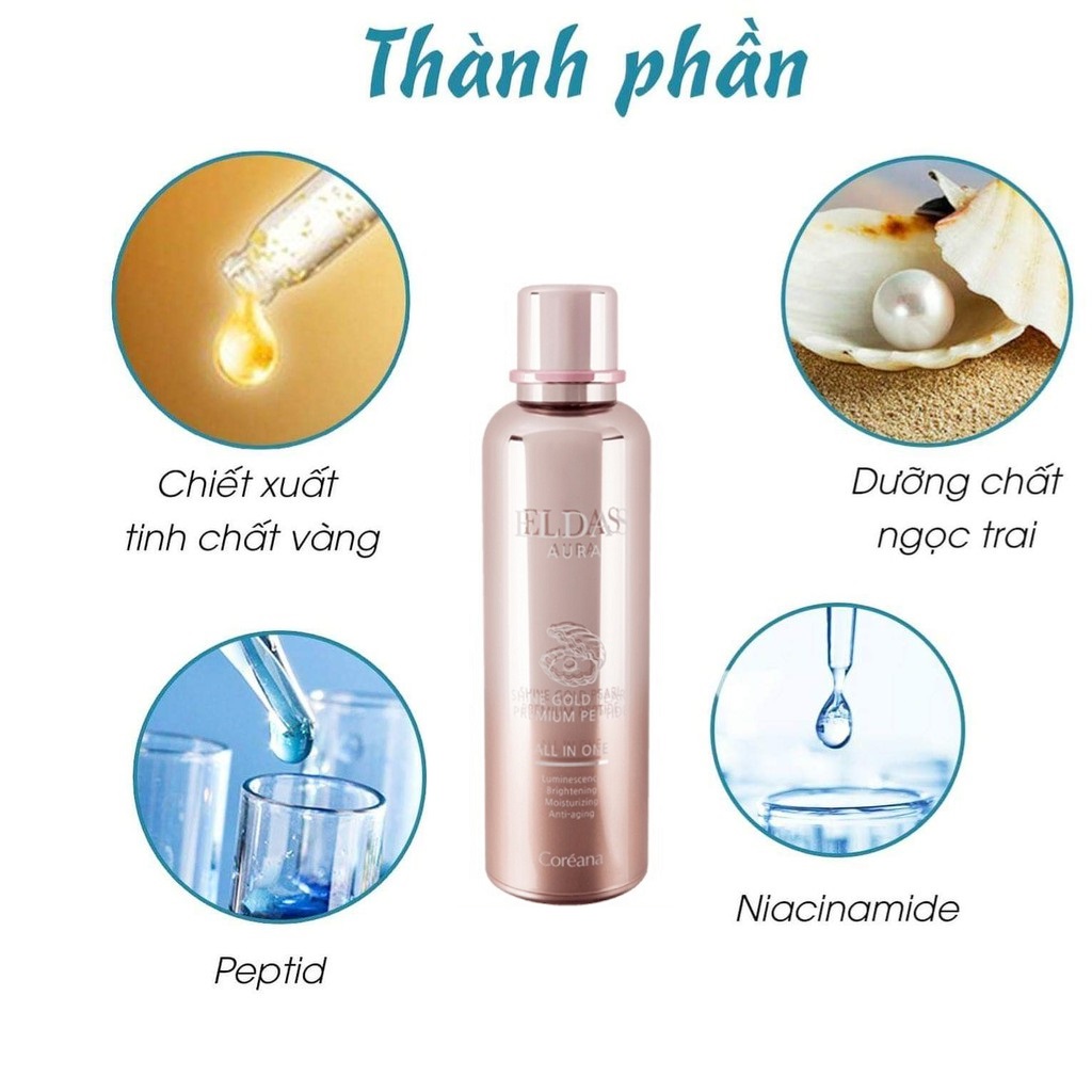 Serum dưỡng trắng Eldas Aura 100ml