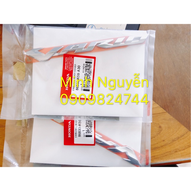 Tem chữ nổi Vario ( 1 chữ)