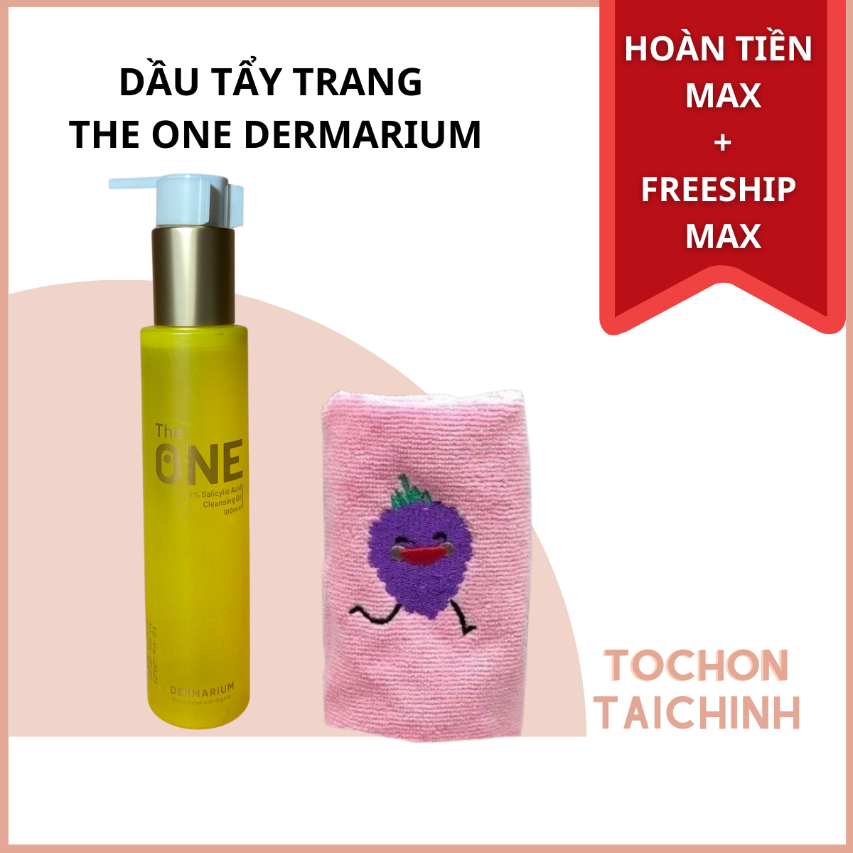 DẦU TẨY TRANG THE ONE nhà DERMARIUM - 150ml - Phân Phối chính hãng (Tớ Chọn Tài Chính)