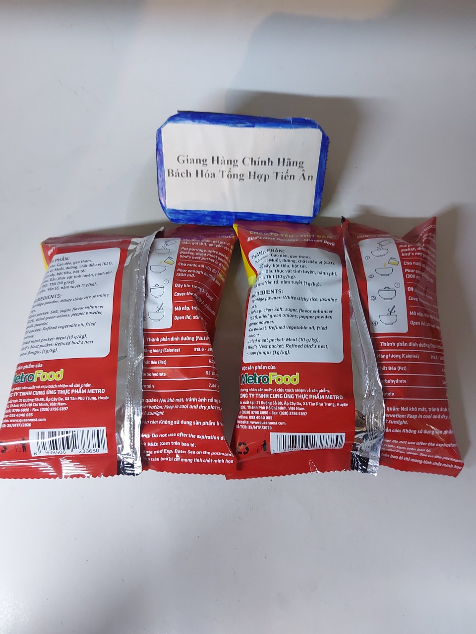 Combo 2 Gói Cháo Tổ Yến QUEENEST 50g