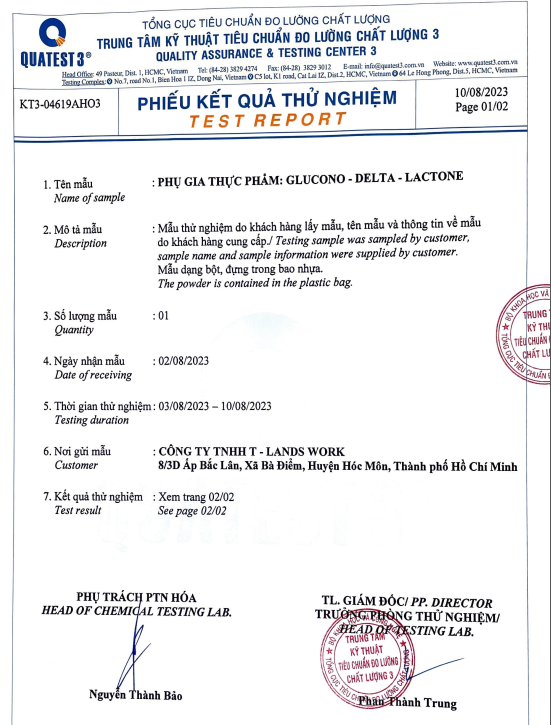 Phụ gia thực phẩm Đường nho Jungbunzlauer 1kg – Dùng cho sản xuất đậu hũ, đậu phụ, hàng nhập Pháp