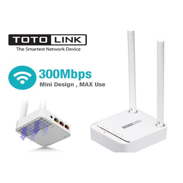 Bộ Phát Wifi Chuẩn N 300Mbps TOTOLINK N200RE - Hàng Chính Hãng