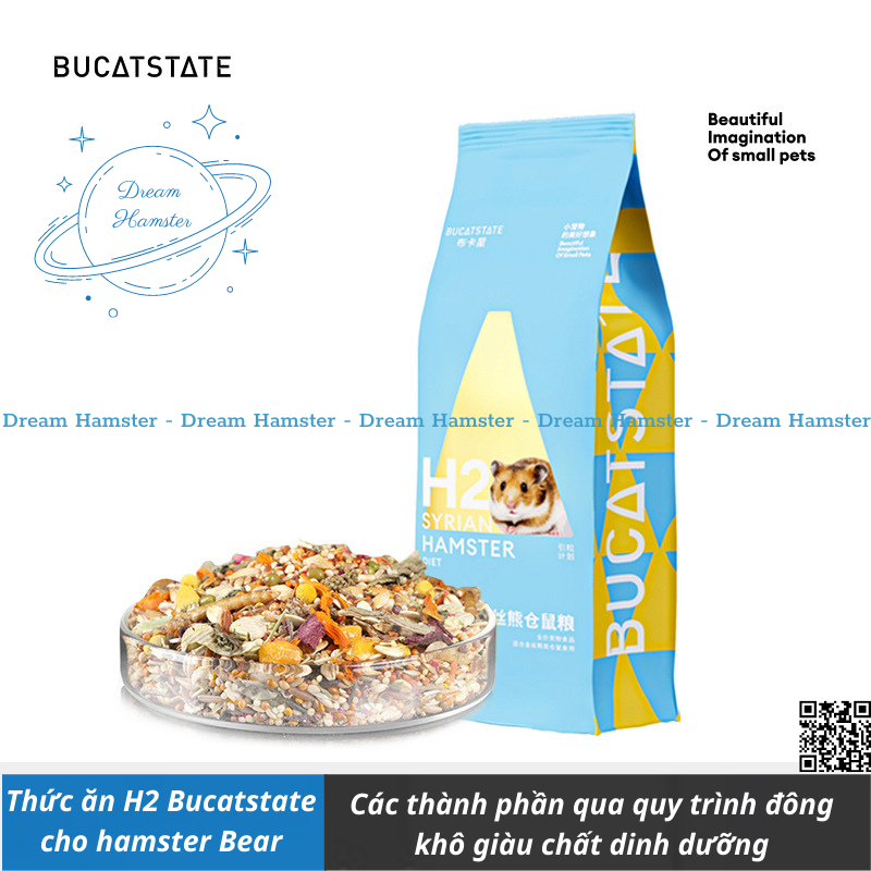Thức ăn H2 Bucatstate cho Syrian hamster hay Hamster Bear