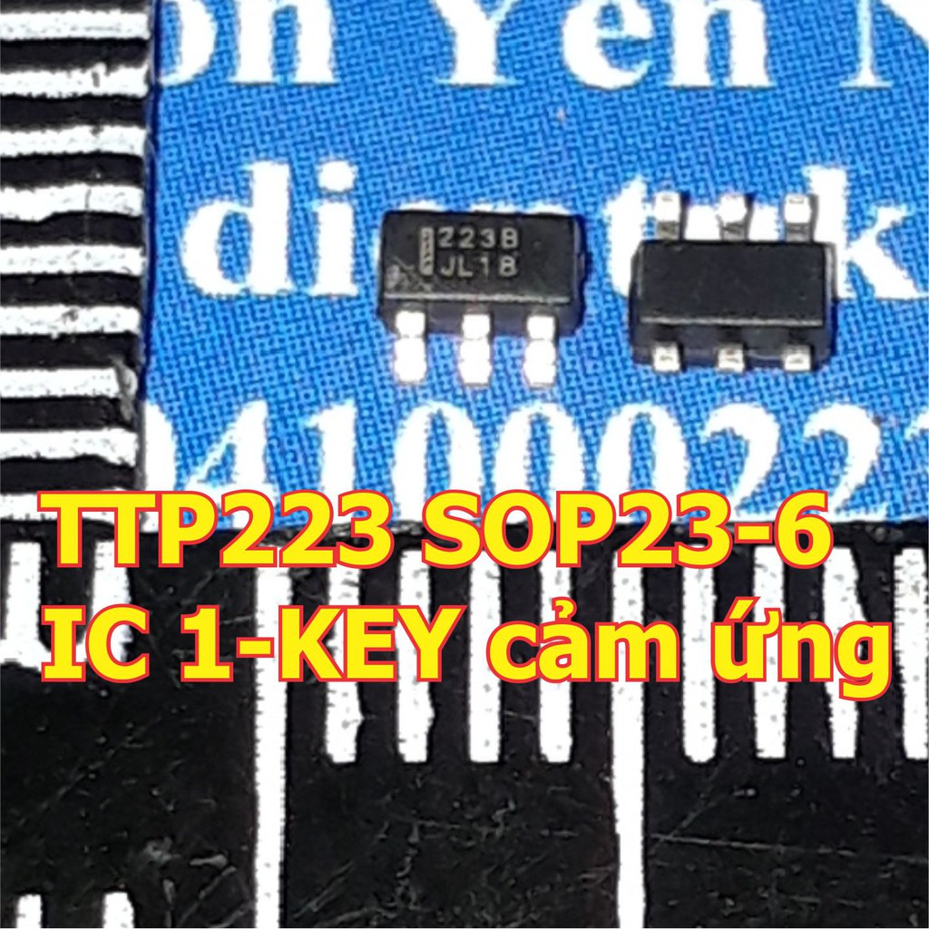 Ttp223 223b sop23-6 ic 1-key cảm ứng kde1501