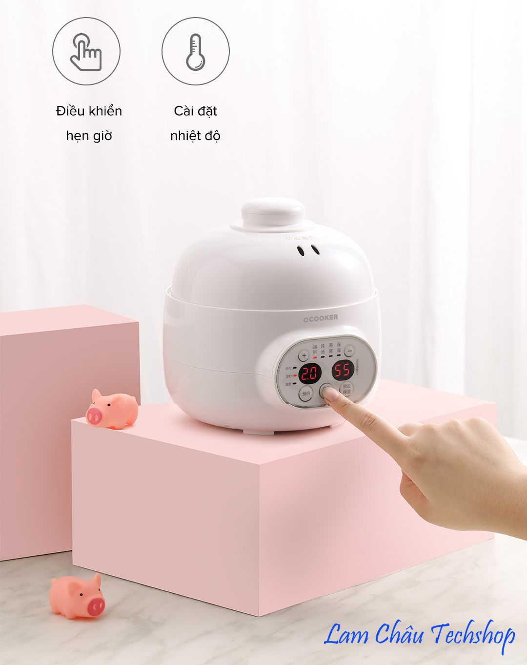 Nồi hầm cách thủy mini oCooker CR-DZ08