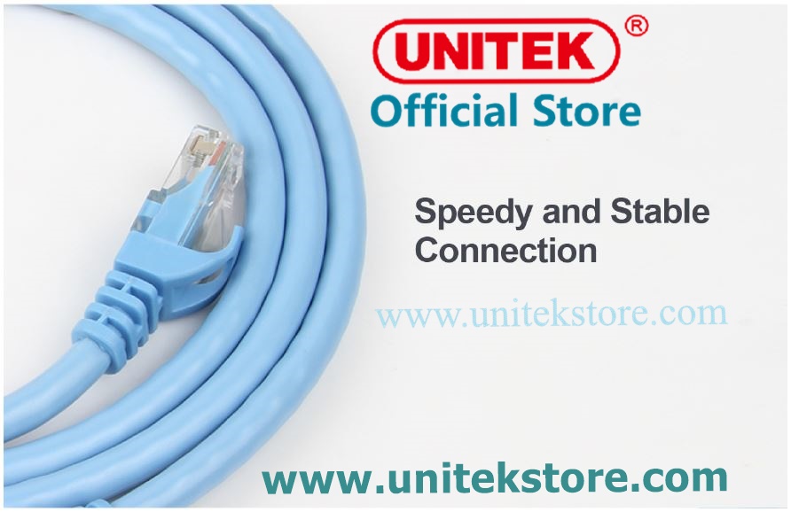[UNITEK STORE] CÁP MẠNG LAN UTP CAT 6 - 5M UNITEK (Y-C 812ABL)