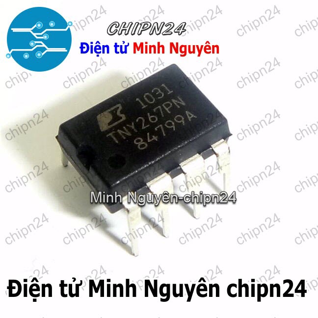 [1 con] (DIP) IC TNY267PN DIP-7 (19W 700V) (TNY267) (IC Nguồn AC-DC Converter) - HH003167