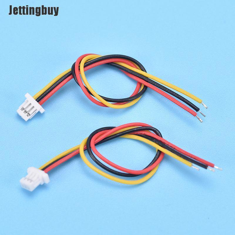 Jettingbuy 5 Bộ Đầu Nối JST 3 Chân Mini Micro SH 1.0 Có Dây Cáp