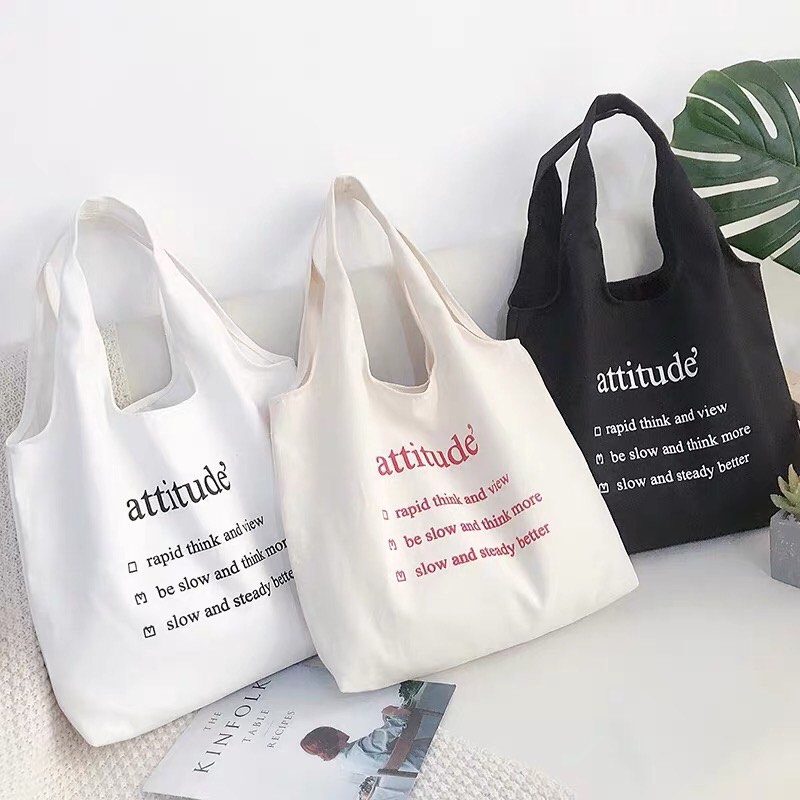 TÚI TOTE VẢI CANVAS CHẤT DÀY DẶN