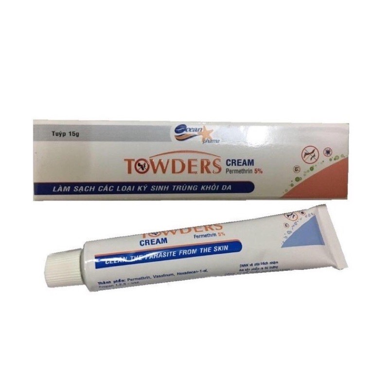 Kem b&ocirc;i ghẻ Towder cream 15g
