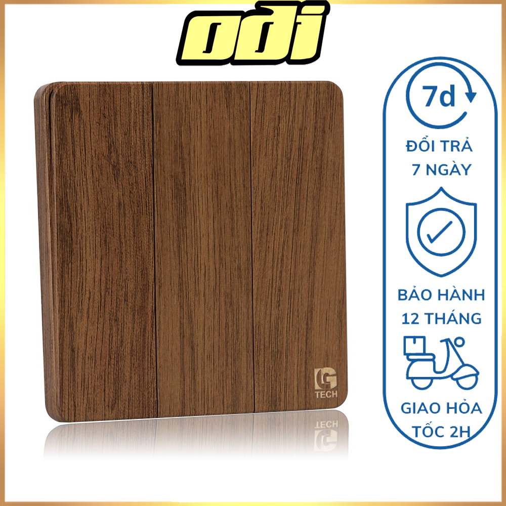 Công tắc ba vân gỗ tràn viền 1 chiều và 2 chiều lg-ab-05-0003