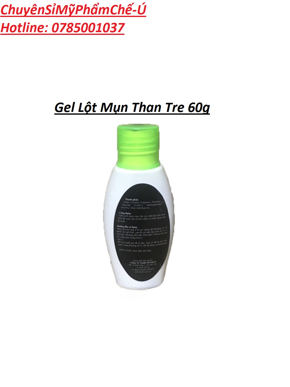 Gel Lột Mụn 60g (Than Tre, Nha Đam)