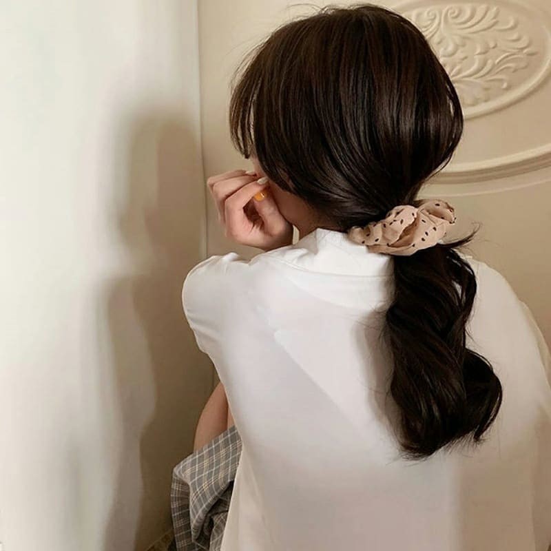 Cột Tóc Sruchies 2 Lớp Cầu Vòng Sắc Màu